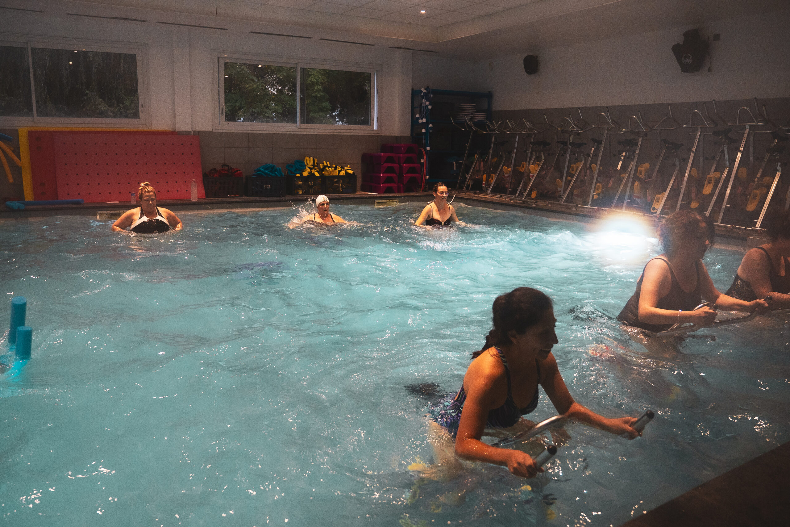 Aquagym et piscine libre